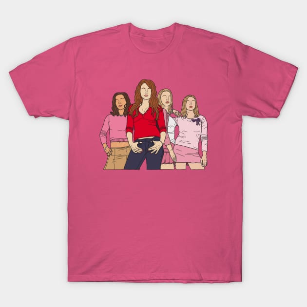 Mean Girls Movie T-Shirt by Kath Fernweh